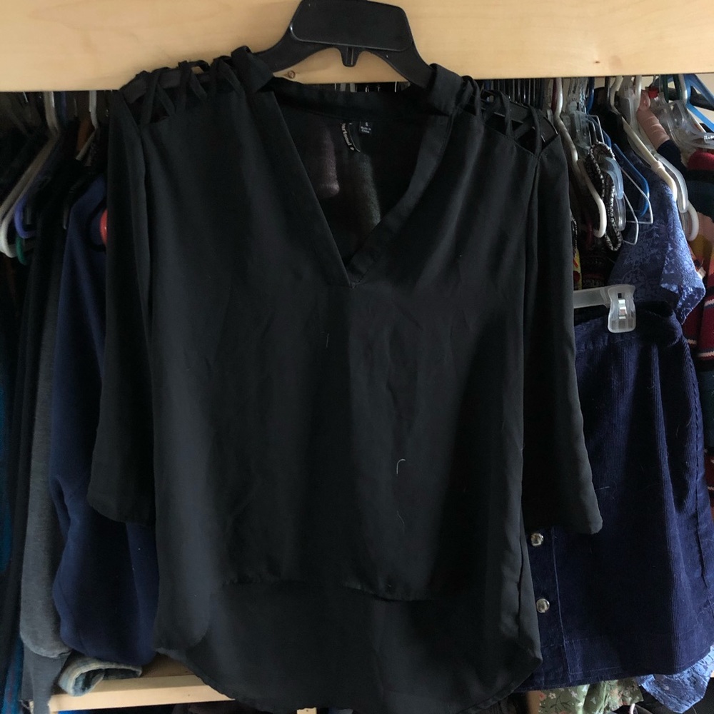 Black dress shirt